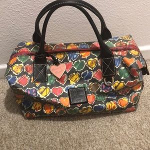 Heart Dooney & Bourke medium Barrel purse